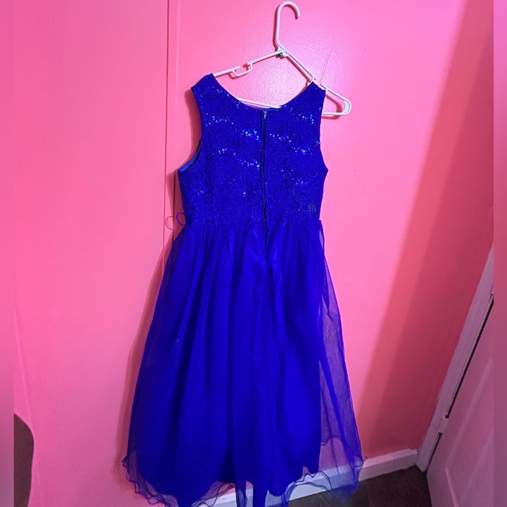 Joy kids..rhinestone 5 layered flower girl dress size